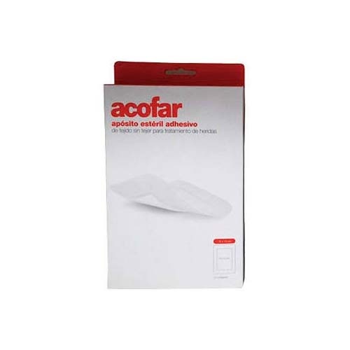 Acofar aposito esteril tejido sin tejer adhesivo (10 apositos 15 x 10 cm)