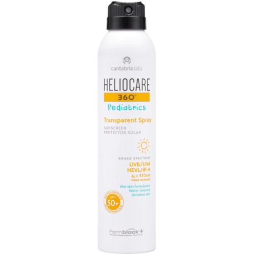 Helio 360º pediatrics transparent spray spf50+