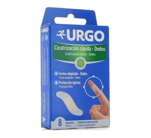 Urgo cicatrizacion rapida - hidrocoloide (dedos 8 apositos)
