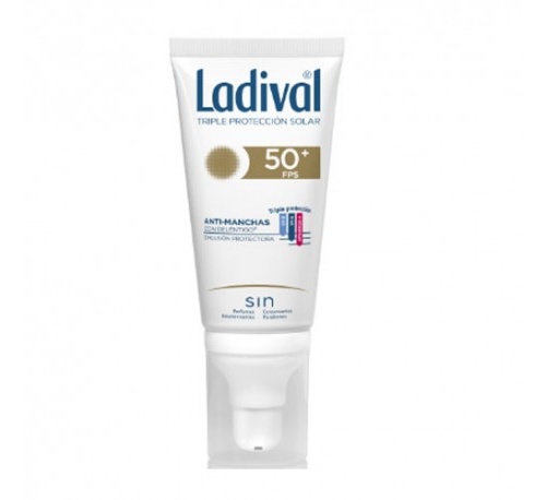 Ladival facial accion antimanchas con delentigo fps 50+ (1 envase 50 ml)