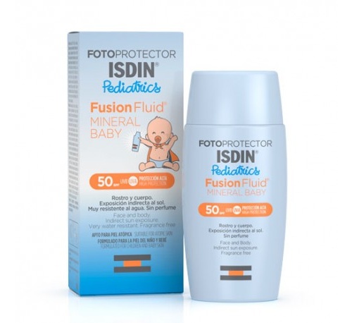 Fotoprotector isdin spf-50 fusion fluid mineral - pediatrics baby (50 ml)