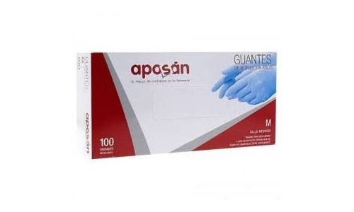 Guantes de nitrilo - aposan (100 unidades talla l)