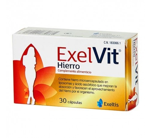 Exelvit hierro (30 capsulas)