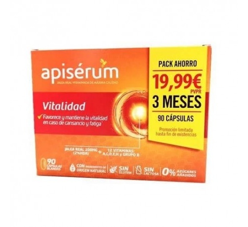 Apiserum vit capsulas pack 3m