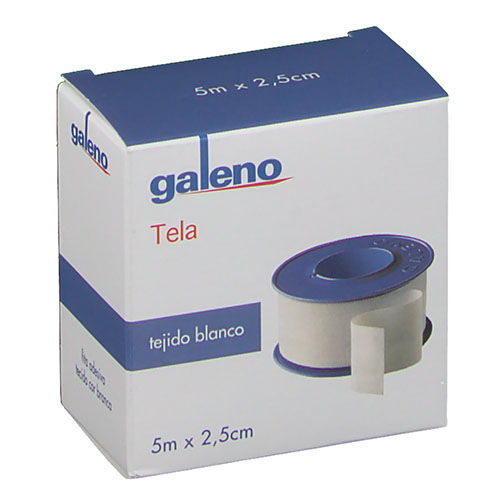 Galeno esparadrapo tela blanco 5 x 2,5