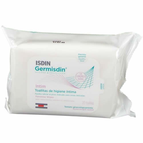 Isdin germisdin hygiene & protection intim - toallitas de higiene intima (20 toallitas)