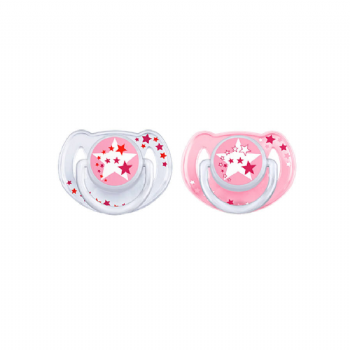 Chupete silicona - philips avent nocturno (0- 6 m rosa 2 chupetes)