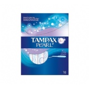 Tampax pearl tampon 100%algodon (lites 18 u)