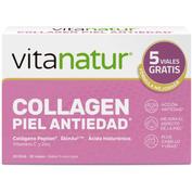 Vitanatur collagen piel 30 viales 25 ml sabor fruto rojos