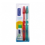 Cepillo dental adulto - vitis (medio duplo)