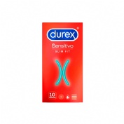 Durex sensitivo slim fit - preservativos (10 u)
