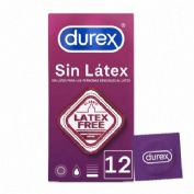 Durex sin latex - preservativos (12 u)