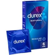 Durex natural plus - preservativos (6 u)