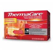 Thermacare parche termico zona lumbar cadera (4 parches) + REGALO MAGNESIO LEOTRON 60C