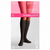 Media corta (a-d) comp normal - farmalastic puntera abierta (negro t- m)