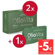 Oliovita Pack 2 unidades de 120 cápsulas + 1 caja de 30 cápsulas