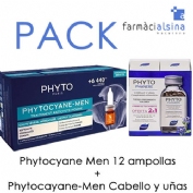 Pack phytocyane men 12 amp + phyto phane 240 cap