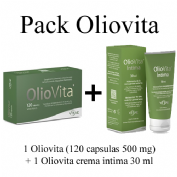 PACK AHORRO 1 Oliovita (120 capsulas 500 mg) + 1 Oliovita crema intima 30 ml