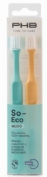 Cepillo dental adulto - phb time to care so eco (2 unidades medio duplo)