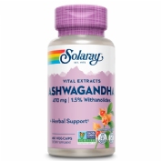 Solaray ashwagandha 470 mg 60 vegcaps