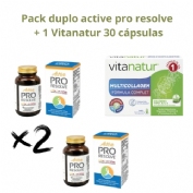 Pack duplo active pro resolve y vitanatur 30 cp