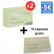 DUPLO OLIOVITA RADIANCE 2 CAJAS DE 120 CÁPSULAS + 10 cápsulas gratis