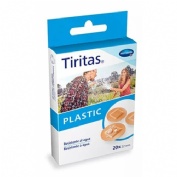 Tiritas plastic - aposito adhesivo (redondas 22 mm 20 u)