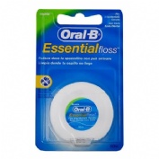 Oral-b essential floss fluor - seda dental con cera (menta 50 m)