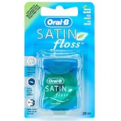 Satin floss - seda dental con cera (25 m)