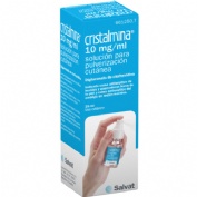 CRISTALMINA 10 mg/ml SOLUCION PARA PULVERIZACION CUTANEA, 1 frasco de 25 ml
