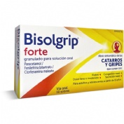 BISOLGRIP FORTE GRANULADO PARA SOLUCION ORAL , 10 sobres
