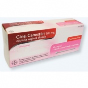 GINE-CANESTEN 500 MG CAPSULA VAGINAL BLANDA ,  1 capsula vaginal blanda + 1 aplicador