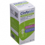 CINFATOS EXPECTORANTE 2 mg/ml + 20 mg/ml SOLUCION ORAL, 1 frasco de 200 ml