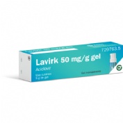 LAVIRK 50 MG/G GEL, Bomba dosificadora de 5g