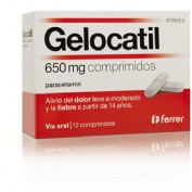 GELOCATIL 650 mg COMPRIMIDOS, 20 comprimidos