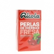 Ricola perlas sin azucar (fresa 25 g)