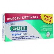 Gum original white pasta dental  2 tubos 75 ml