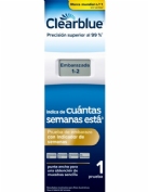 Test de embarazo digital con indicador de semanas clearblue 1 unidad - clearblue