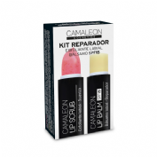 Kit reparador camaleon lip scrub lipbalm (1 envase 4 g fresa)