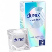 Durex invisible extra fino extra sensitivo - preservativos (12 unidades)