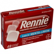 RENNIE 680 MG/80 MG COMPRIMIDOS MASTICABLES CON SACAROSA , 48 comprimidos