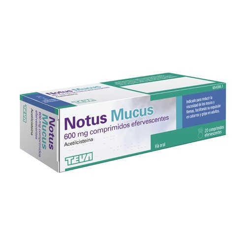 ACETILCISTEINA MABO 600 MG COMPRIMIDOS EFERVESCENTES SABOR NARANJA 20 comprimidos