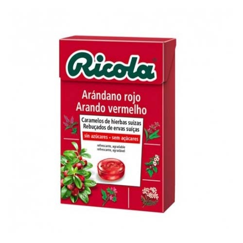 Ricola caramelos sin azucar (1 envase 50 g sabor arandano)