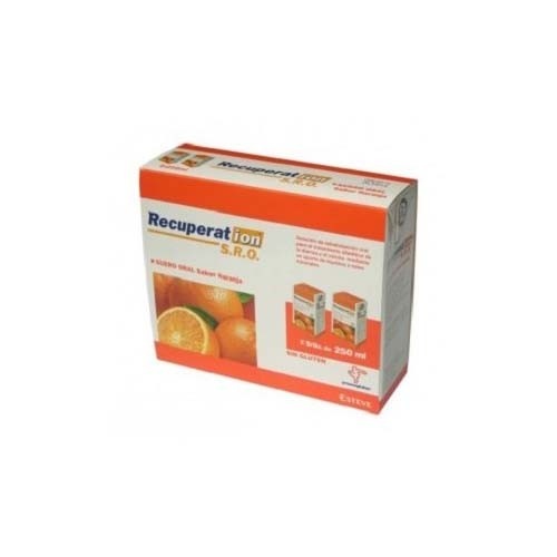 Recuperat-ion suero oral s.r.o. (2 bricks 250 ml sabor naranja)