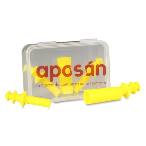 Tapones oidos silicona - aposan (niños 2 u)