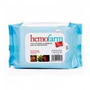Hemofarm plus toallitas (sobre 60 toallitas cierrre tapa dura)