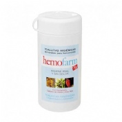 Hemofarm plus toallitas (bote 60 toallitas)