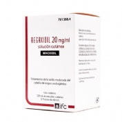 REGAXIDIL 20 mg/ml SOLUCION CUTANEA , 120 ml (2 frascos de 60 ml)