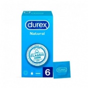 Durex natural plus - preservativos (6 u)